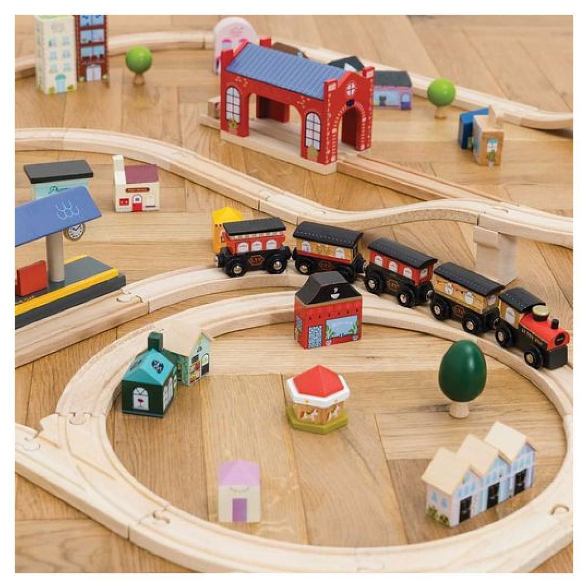 Le Toy Van Coffret de train en bois - Londres
