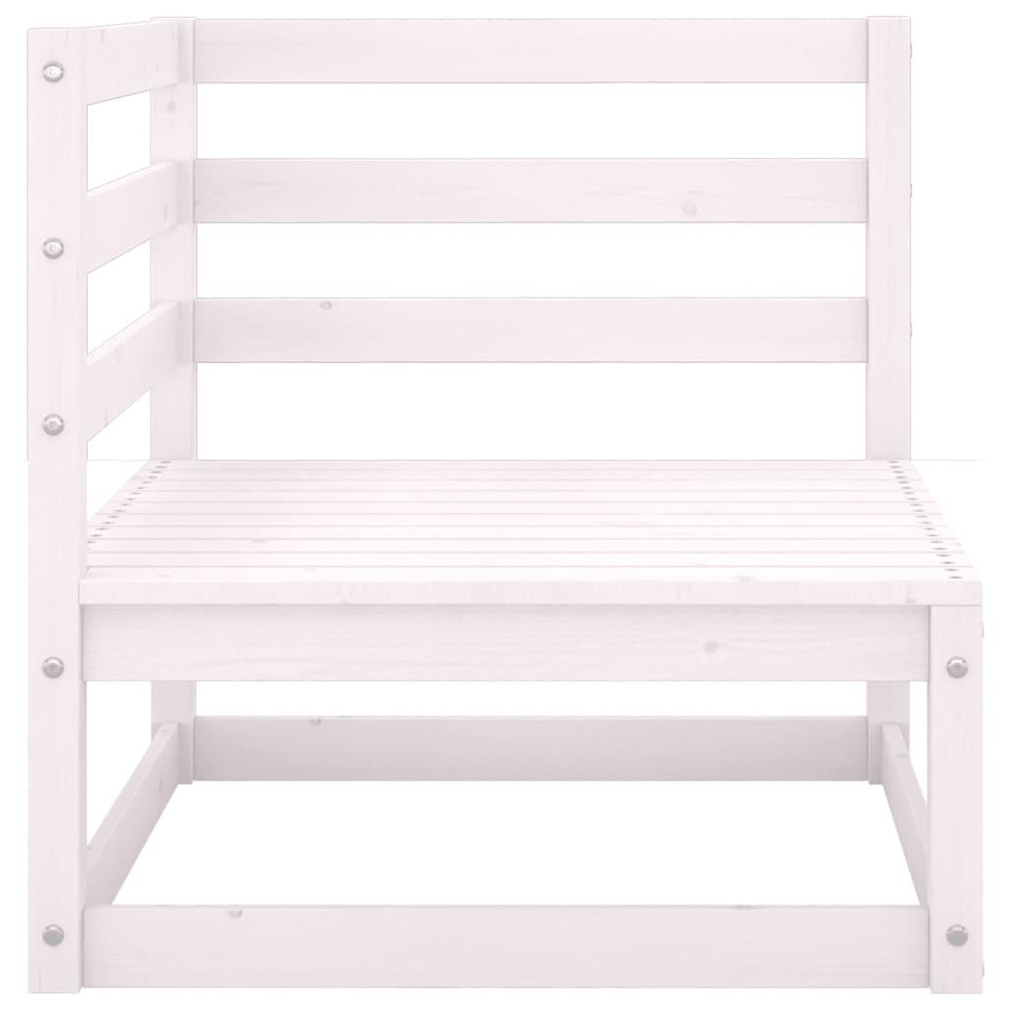 Voir la diapositive 5 : VIDAXL Canape d'angle de jardin coussins anthracite Bois de pin massif