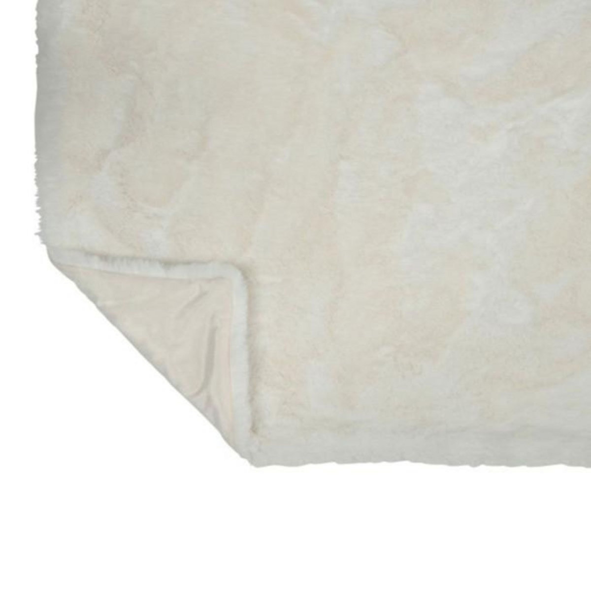 Paris Prix Plaid Imitation Fourrure  Cutie  130x180cm Blanc