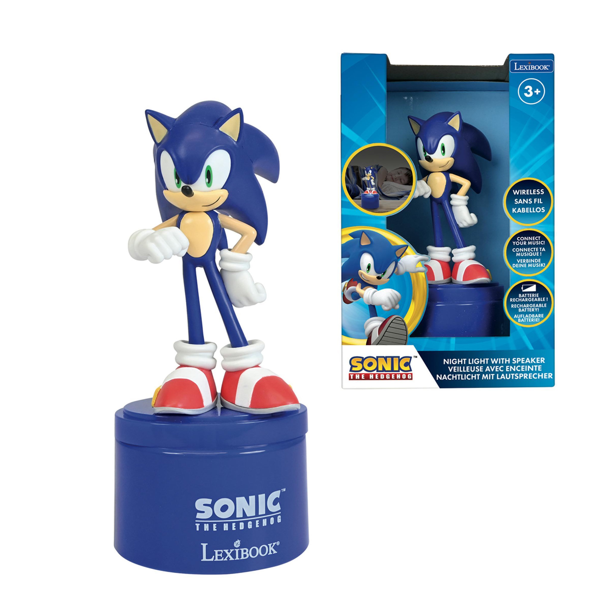 Lexibook Enceinte Bluetooth veilleuse Sonic