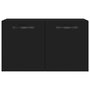 Voir la diapositive 5 : VIDAXL Armoire murale Noir 60x36,5x35 cm Bois d ingénierie