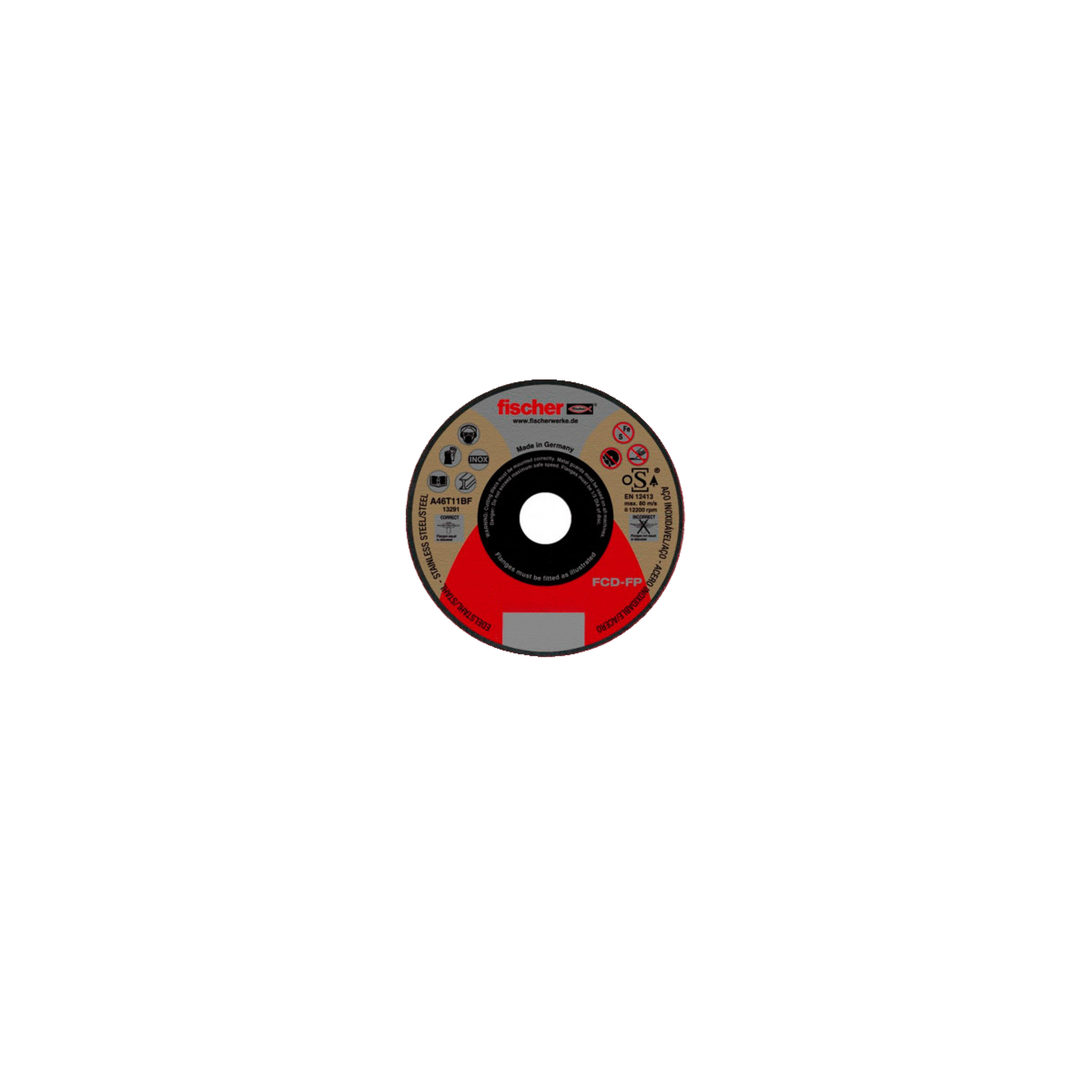 Voir la diapositive 2 : Fischer Disque de coupe fischer fcd-fp 115x1x22.23 métal