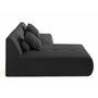 Voir la diapositive 6 : LISA DESIGN Onyx - canapé modulable d'angle réversible 4 places - en velours côtelé