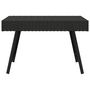 Voir la diapositive 3 : VIDAXL Table d'appoint pliable noir 60x40x38 cm resine tressee