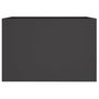 Voir la diapositive 5 : VIDAXL Jardiniere noir 62x47x46 cm acier