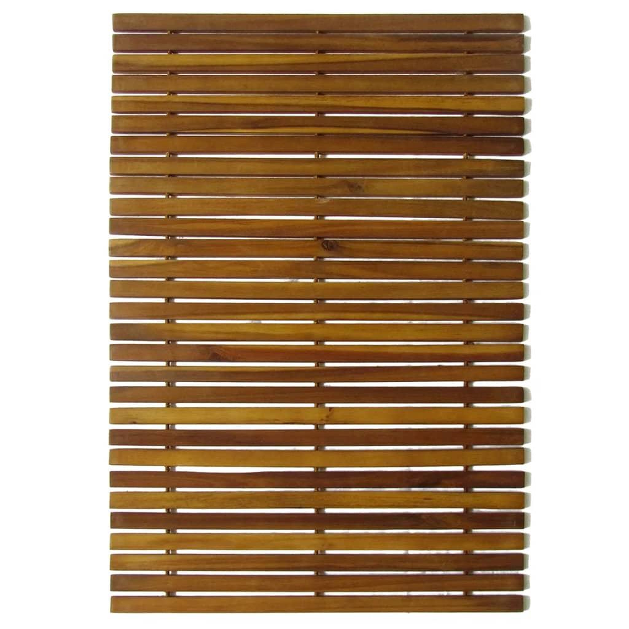 Voir la diapositive 2 : VIDAXL Tapis de bain Acacia 80x50 cm