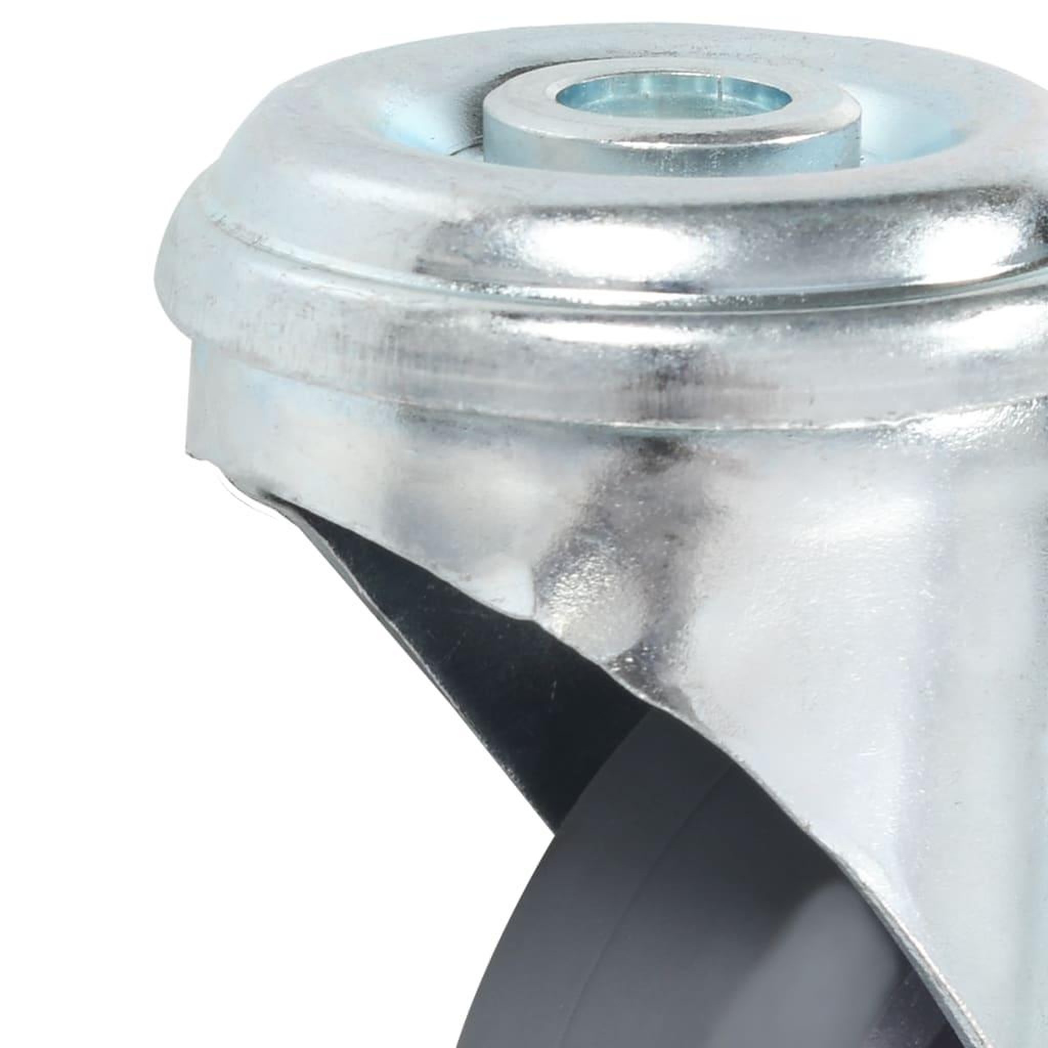 Voir la diapositive 5 : VIDAXL 8 pcs Roulettes pivotantes a trou de boulon 75 mm