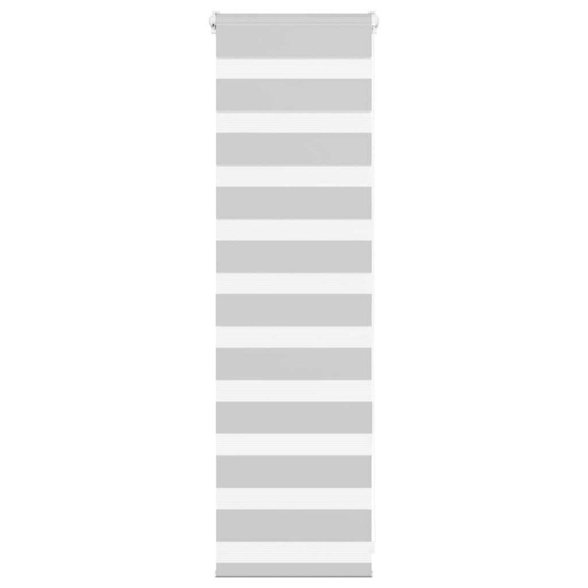 VIDAXL Store zebre gris clair largeur du tissu 45,9 cm polyester