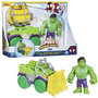 Voir la diapositive 1 : Marvel Figurine Marvel Hulk avec camion démolisseur