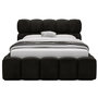 Voir la diapositive 1 : BEST MOBILIER Mariposa - lit coffre - 140x200 cm - sommier inclus - en velours