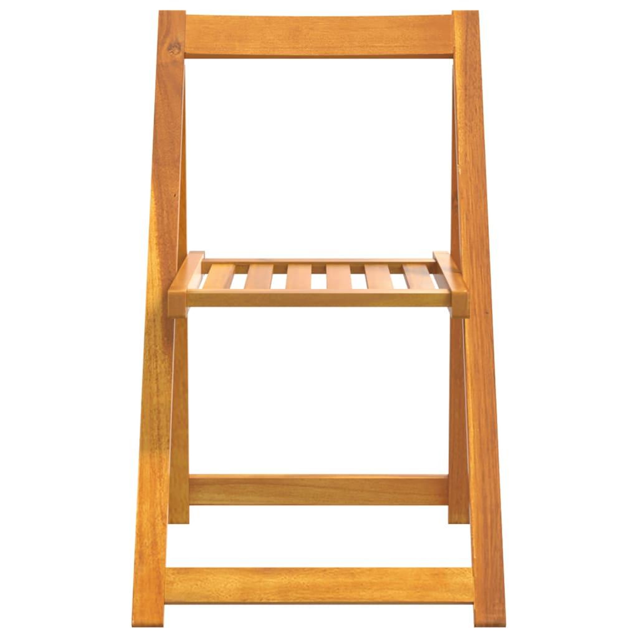 Voir la diapositive 4 : VIDAXL Chaises pliables de jardin lot de 4 Bois d'acacia massif