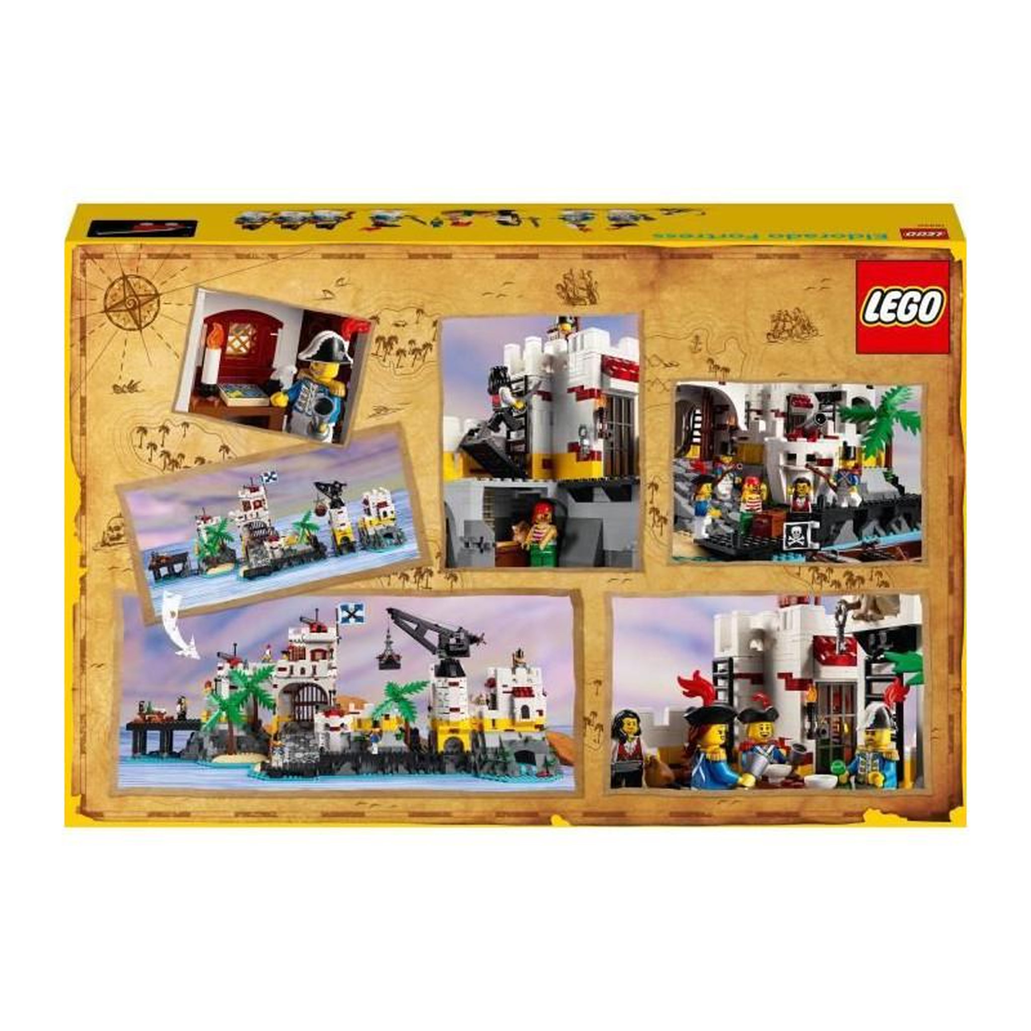 Voir la diapositive 6 : LEGO LEGO 10320 Icons La Forteresse de l'Eldorado, Kit de Maquette pour Adultes avec Bateau Pirate et 8 Minifigurines