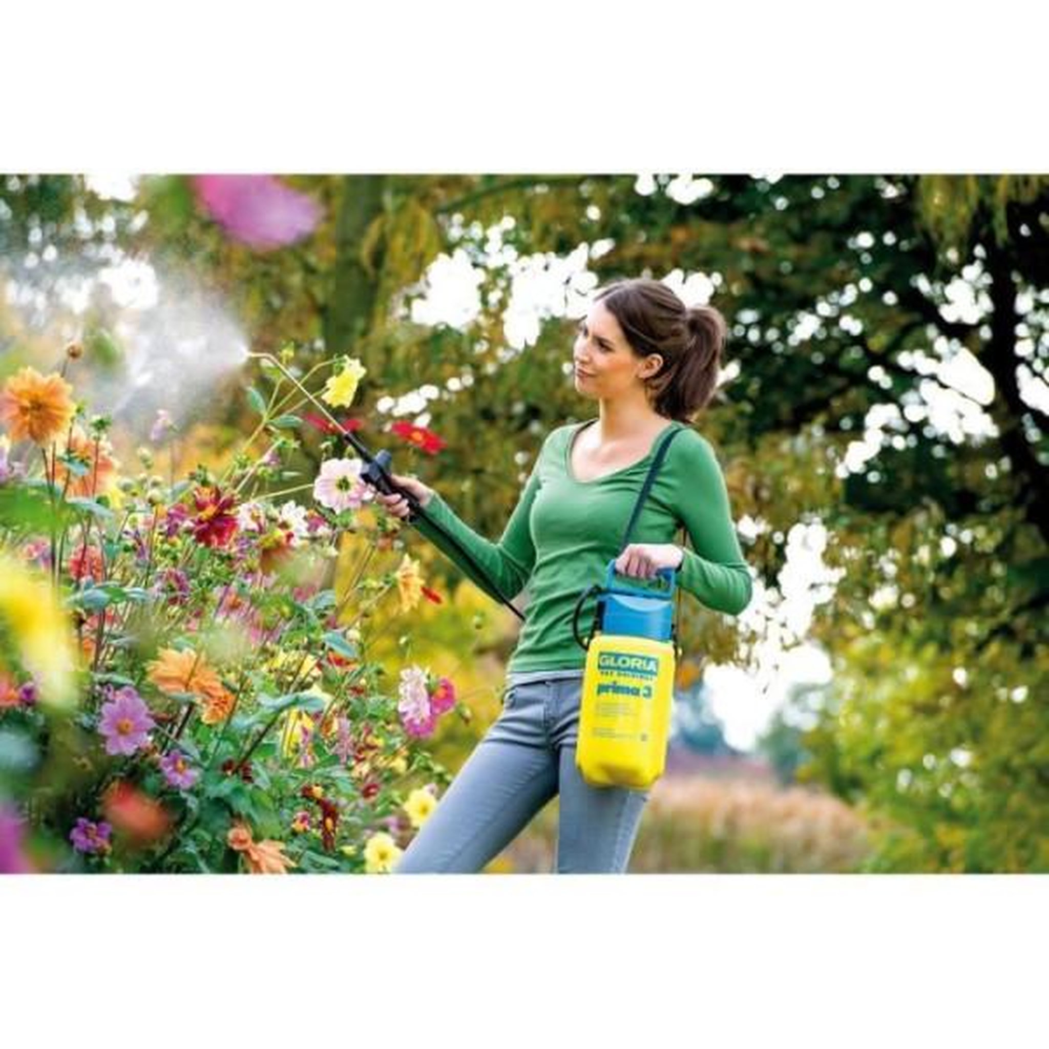 Voir la diapositive 2 : GLORIA Pulverisateur a main Gloria - Modele Prima 3 - Avec lance et sangle - Reservoir polyethylene - 3L pour une pression de 3