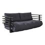 Voir la diapositive 3 : KARUP DESIGN Canapé banquette futon structure noire matelas futon FUNK SOFA