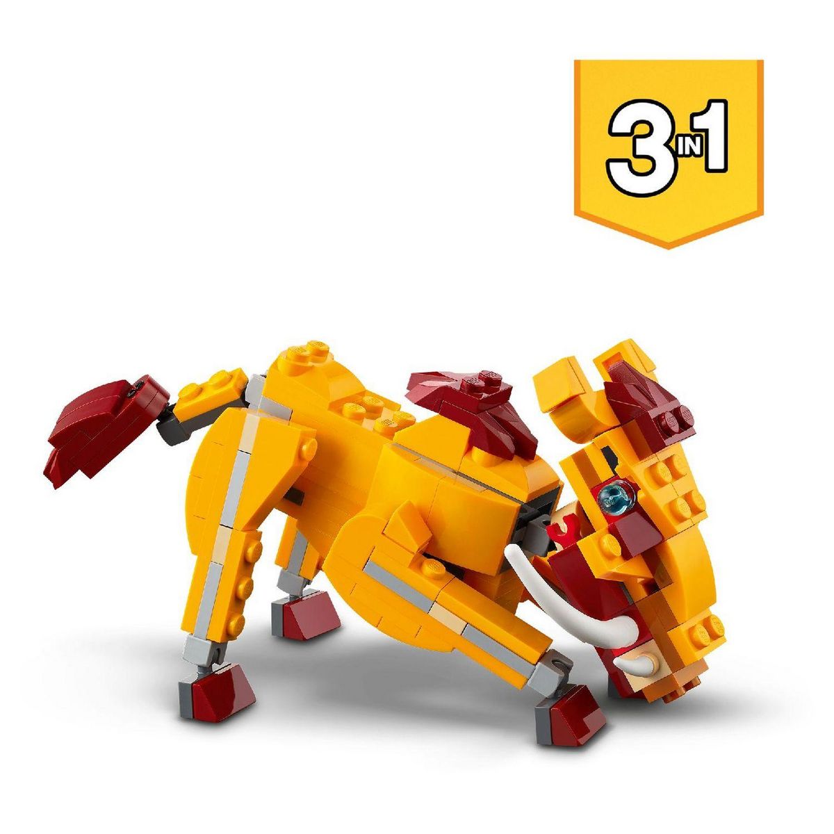 LEGO Creator 31112 - Le lion sauvage 3 en 1