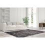 Voir la diapositive 2 : Paris Prix Tapis Imprimé Antique  Vintage  Gris Foncé