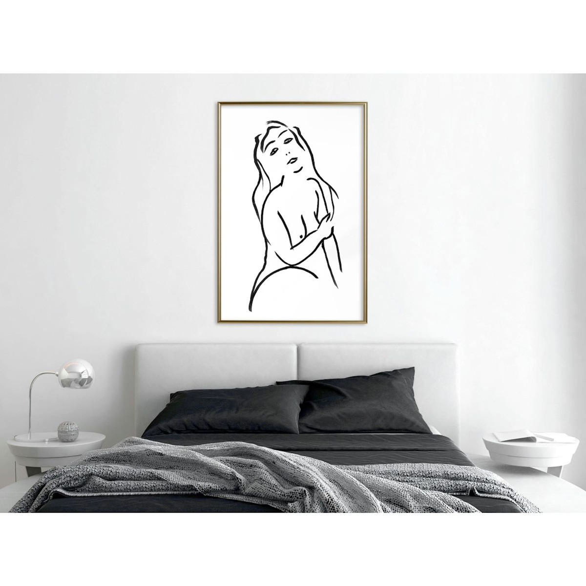 Paris Prix Affiche Murale Encadrée  Shape of a Woman
