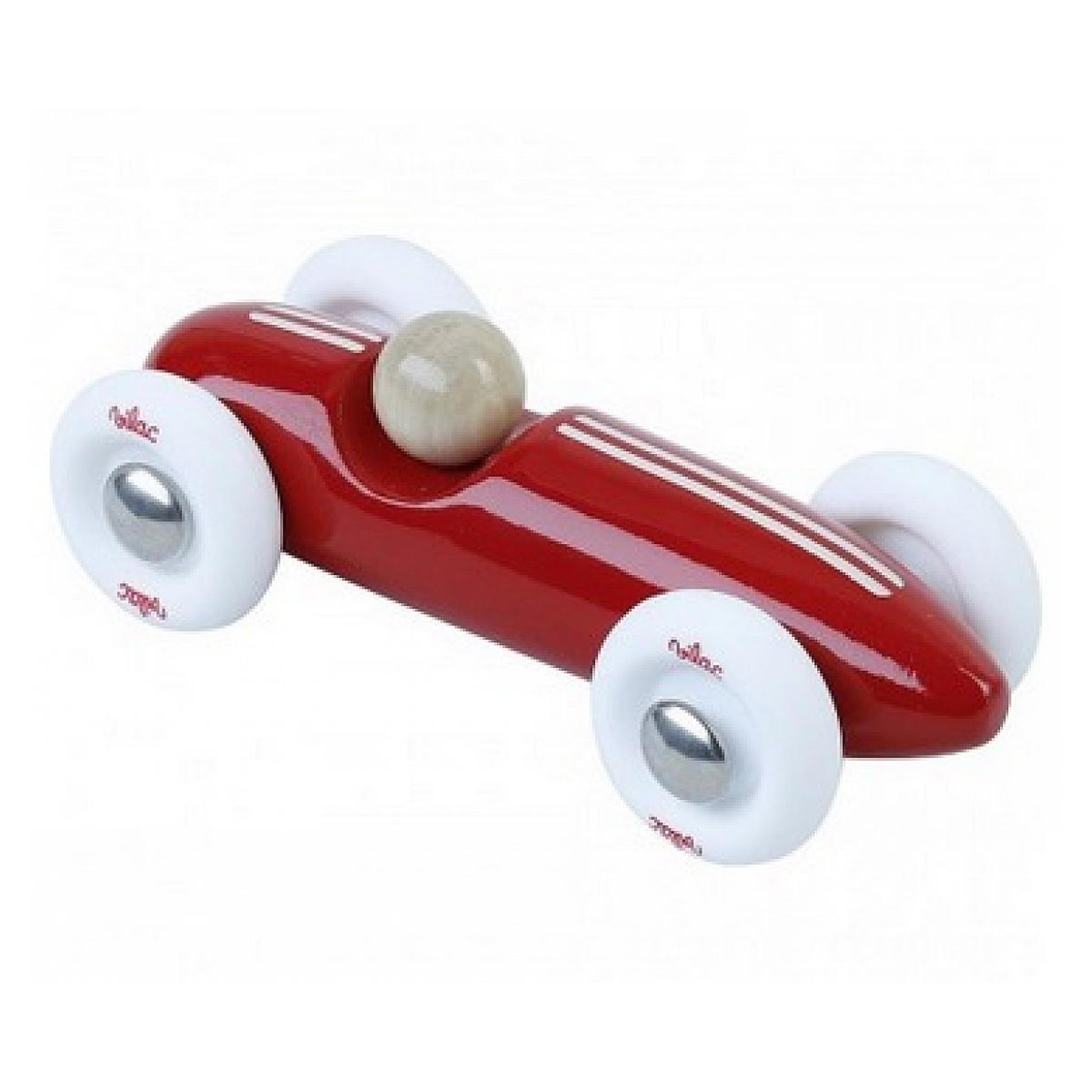 Voir la diapositive 2 : Vilac Voiture Grand Prix vintage PM rouge