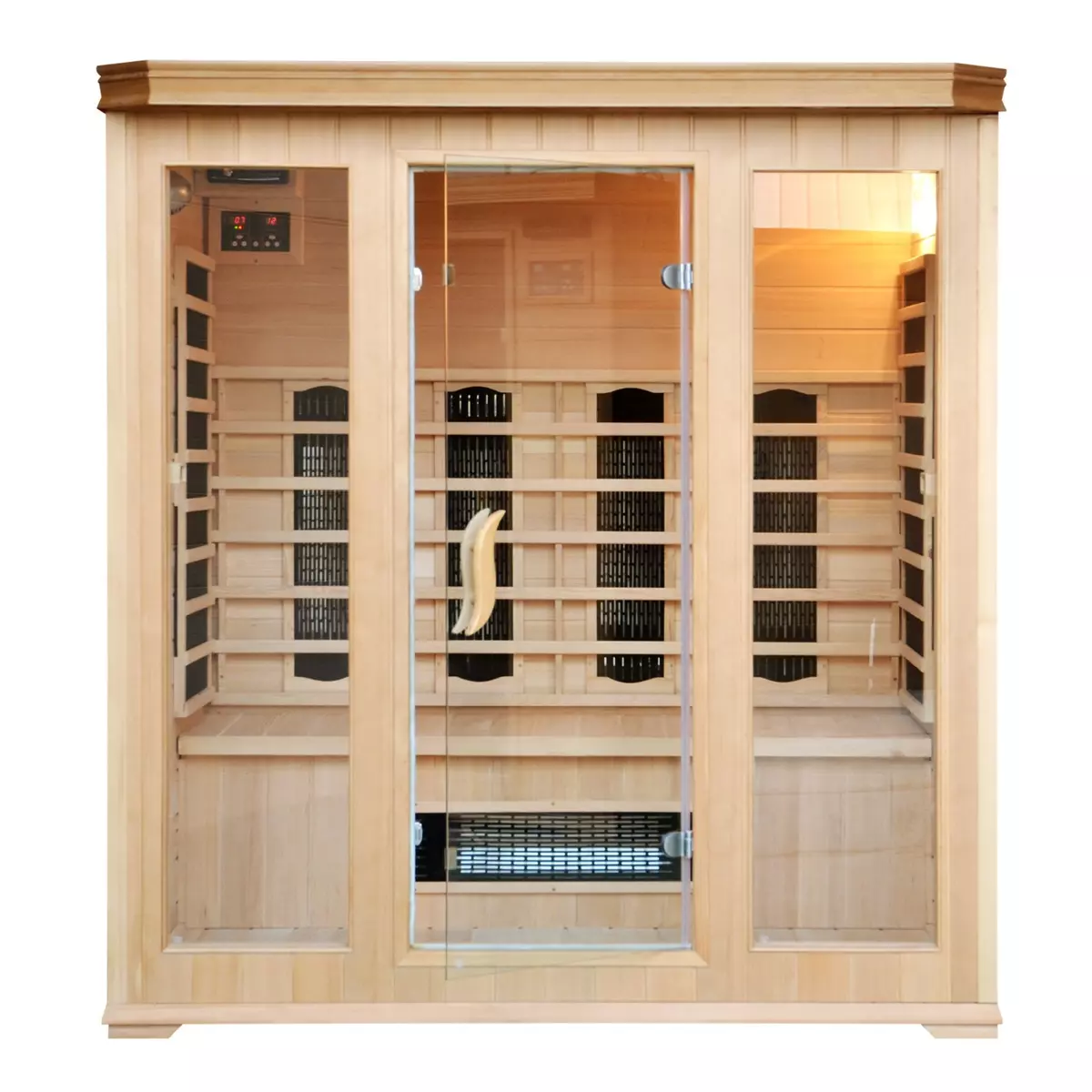 CONCEPT USINE Sauna infrarouge chromothérapie luxe 4/5 places NARVIK