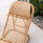 Voir la diapositive 3 : Rendez vous déco Chaise de plage pliable en rotin naturel-Favignana