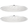 Voir la diapositive 1 : VIDAXL Pomme de douche plongeante 2 pcs Acier inoxydable Ø 50 cm