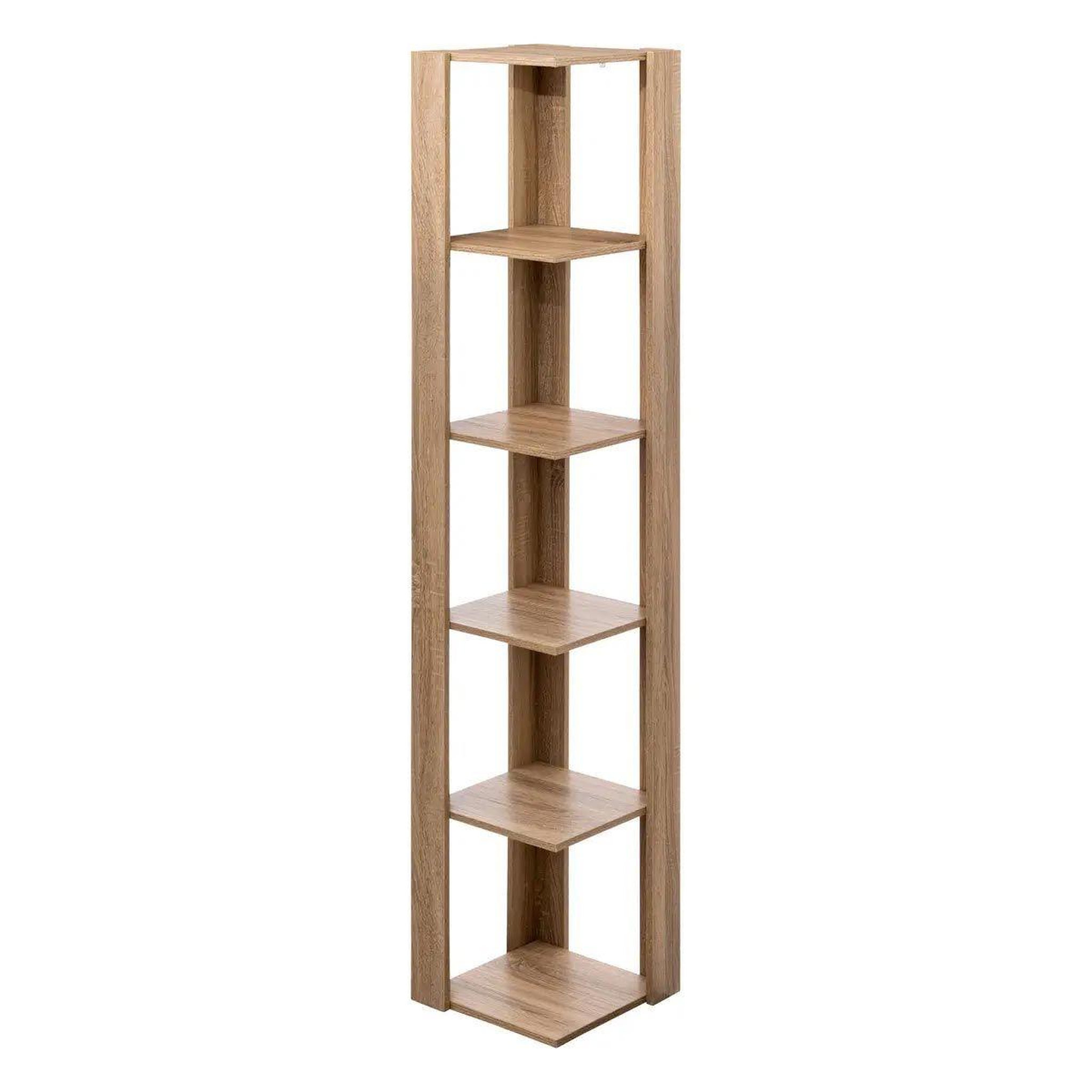 FIVE Étagère d'Angle 5 Niveaux  Novia  179cm Naturel