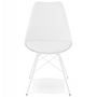 Voir la diapositive 2 : Paris Prix Chaise Design  Tripoli  83cm Blanc