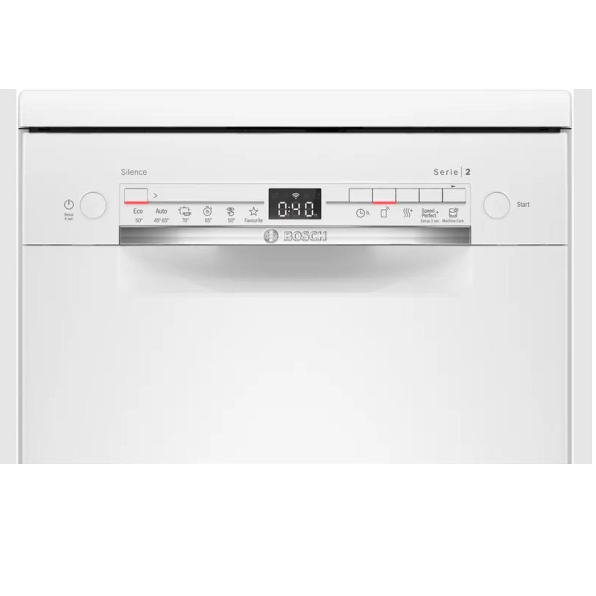 Voir la diapositive 3 : BOSCH Lave-vaisselle 60cm 10 couvert 46db blanc - sps2hkw58e