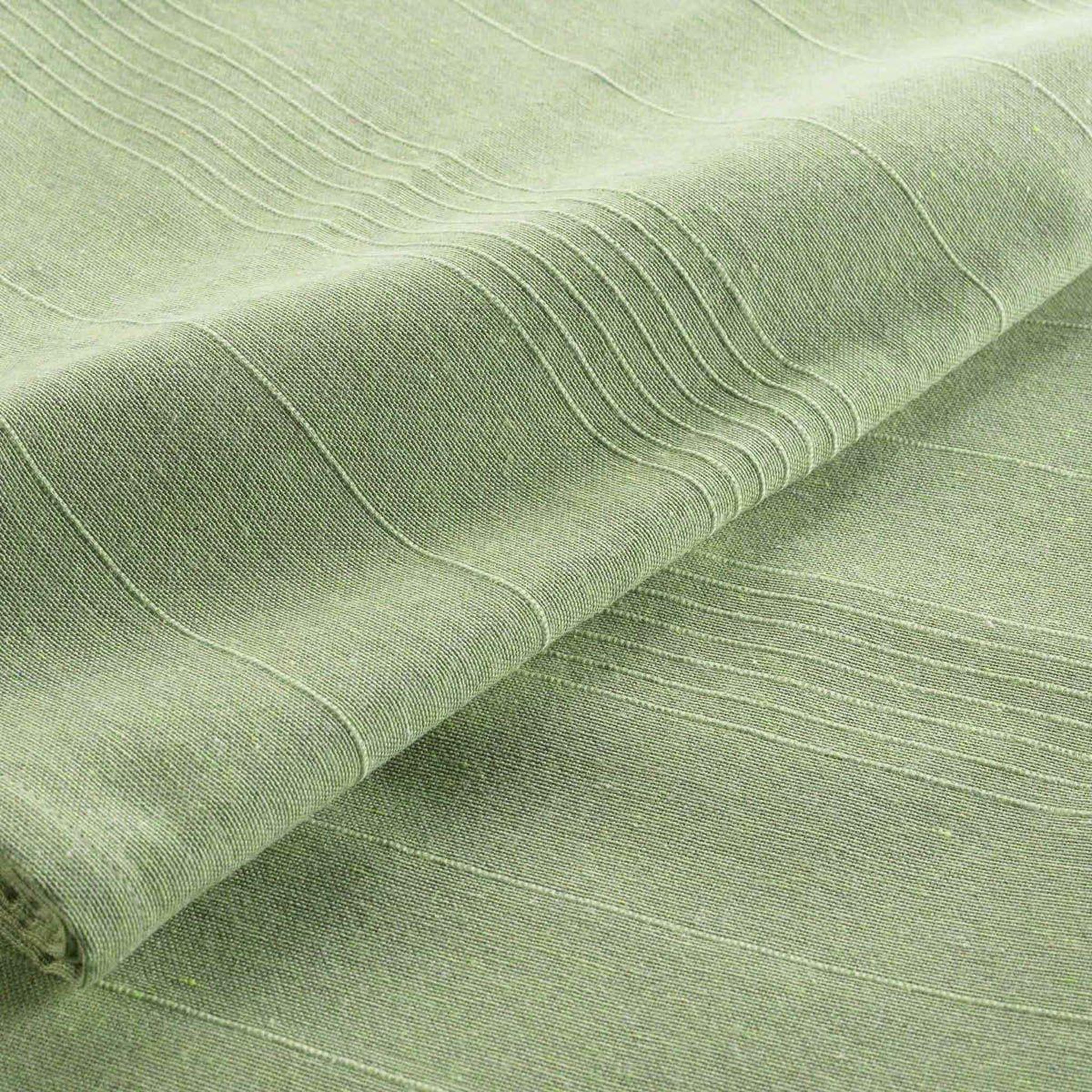Voir la diapositive 4 : Douceur d'Intérieur Plaid uni en coton  lucile  180x220cm vert