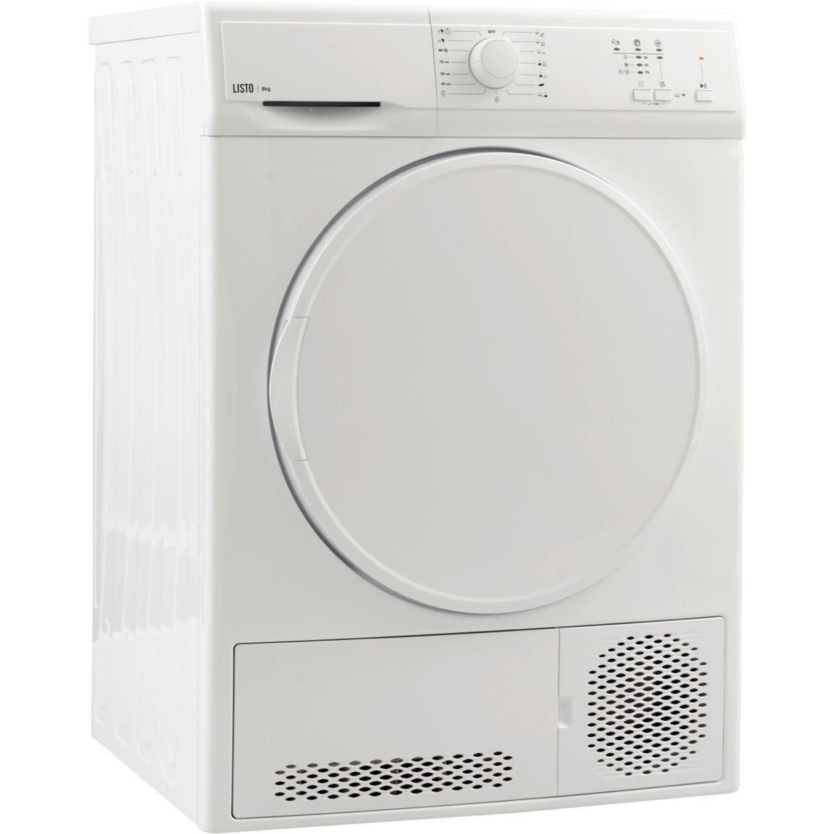 Listo Sèche linge à condensation SLC8-L2b