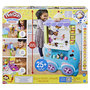 Voir la diapositive 1 : HASBRO Play-Doh Camion de glace géant, 27 accessoires et 12 pots de pâte à modeler, sons réalistes