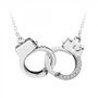 Voir la diapositive 2 : SC CRYSTAL Collier menottes SC Crystal orné de Cristaux scintillants