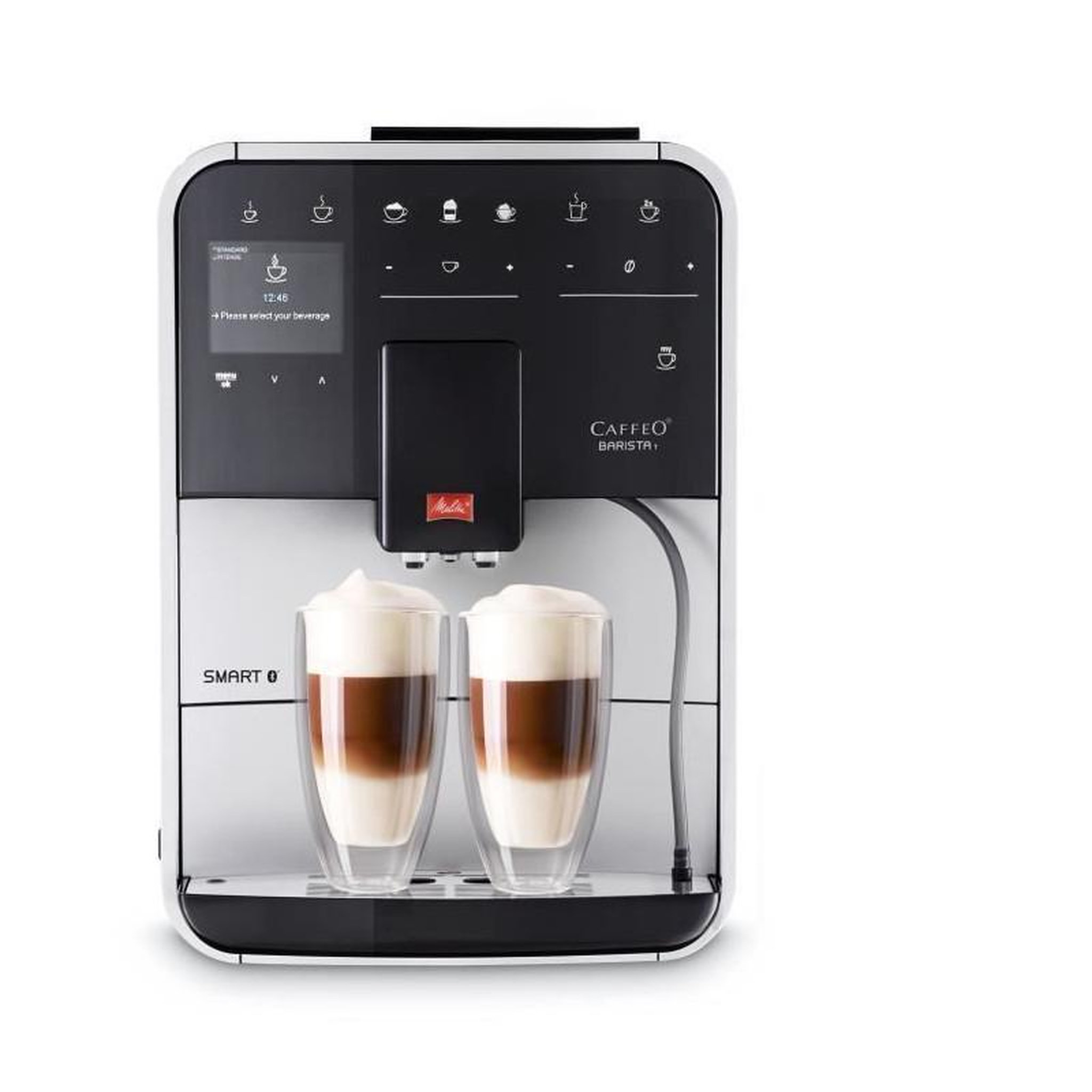 Voir la diapositive 2 : Melitta MELITA F831-101 Barista T Smart - Argent sans reservoir lait