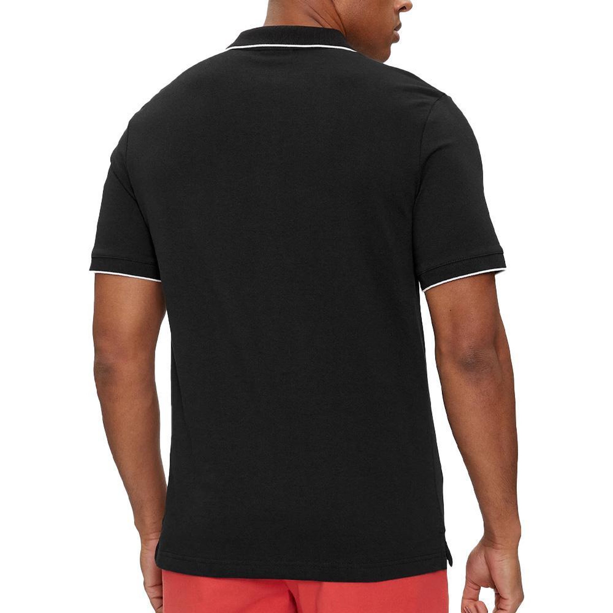 Voir la diapositive 2 : CALVIN KLEIN JEANS Polo Noir Homme Calvin Klein Jeans Stretch