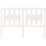 Voir la diapositive 3 : VIDAXL Tete de lit Blanc 145,5x4x100 cm Bois massif de pin