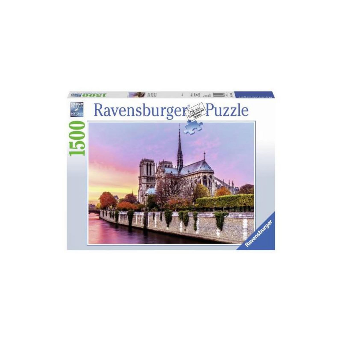 RAVENSBURGER Puzzle 1500 pièces Ravensburger Pittoresque Notre Dame