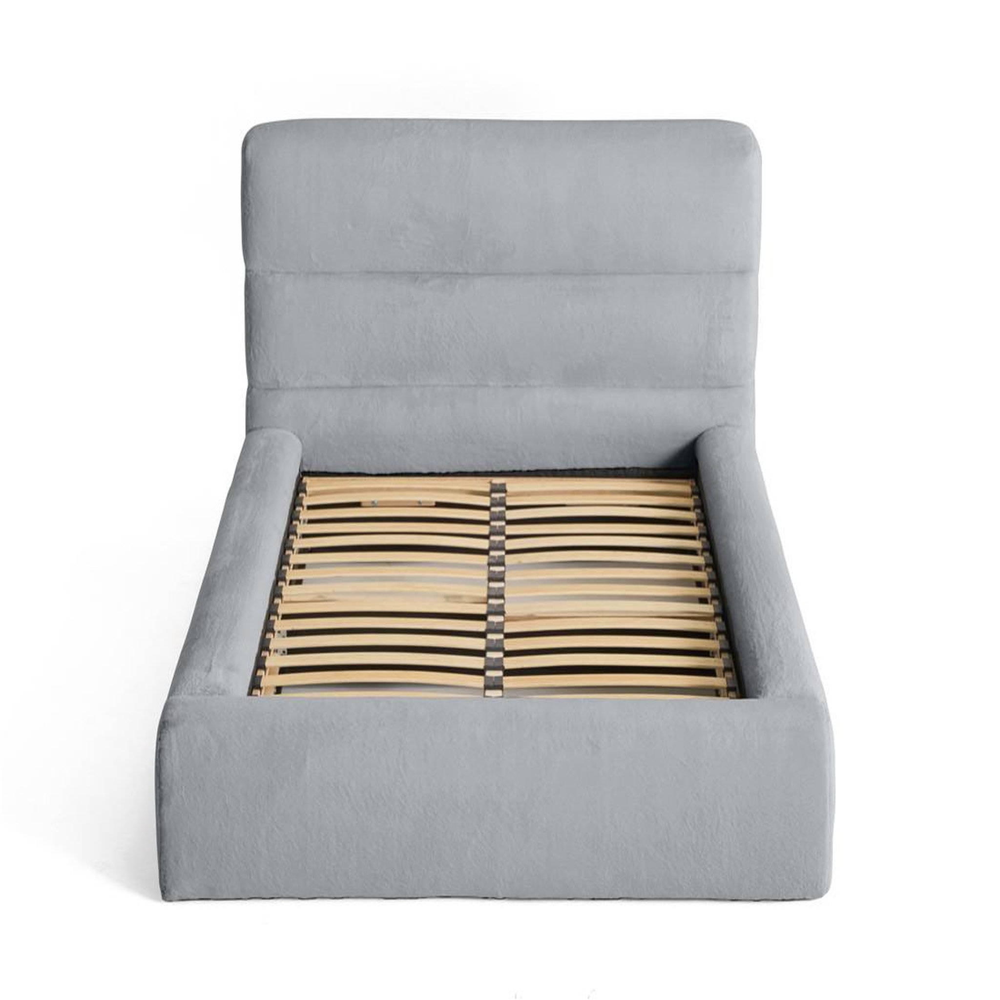 Voir la diapositive 1 : LISA DESIGN Sunset - lit coffre - 160x200 cm - sommier inclus - en fausse fourrure