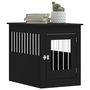 Voir la diapositive 4 : VIDAXL Meuble de cage pour chiens noir 55x80x68 cm bois d'ingenierie