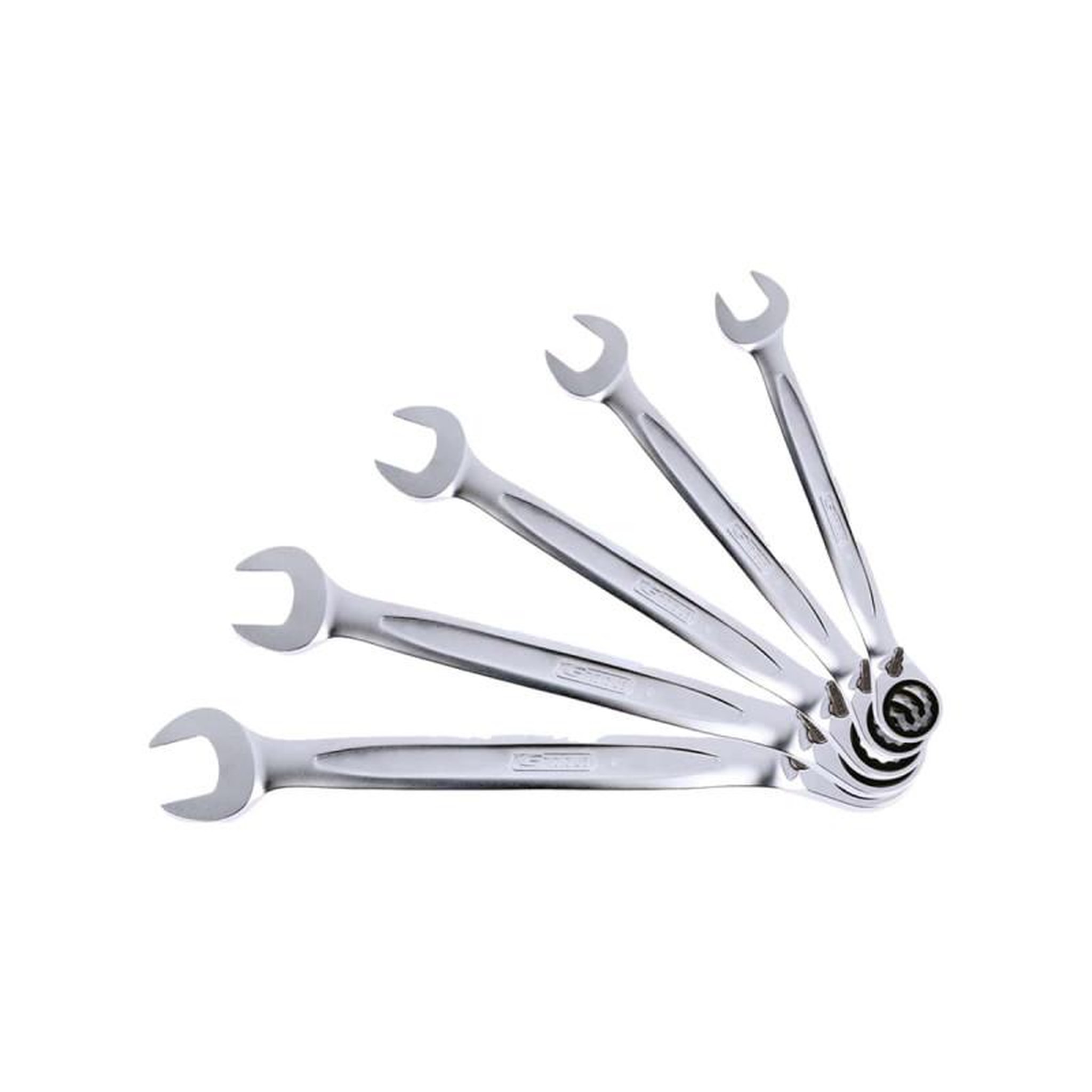 Ks Tools Jeu de clés mixtes cliquet ks tools gearplus - 5 pcs - dents réversible 503.4661