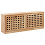 Voir la diapositive 1 : VIDAXL Banc de rangement de chaussures 94x20x38cm Bois massif de noyer