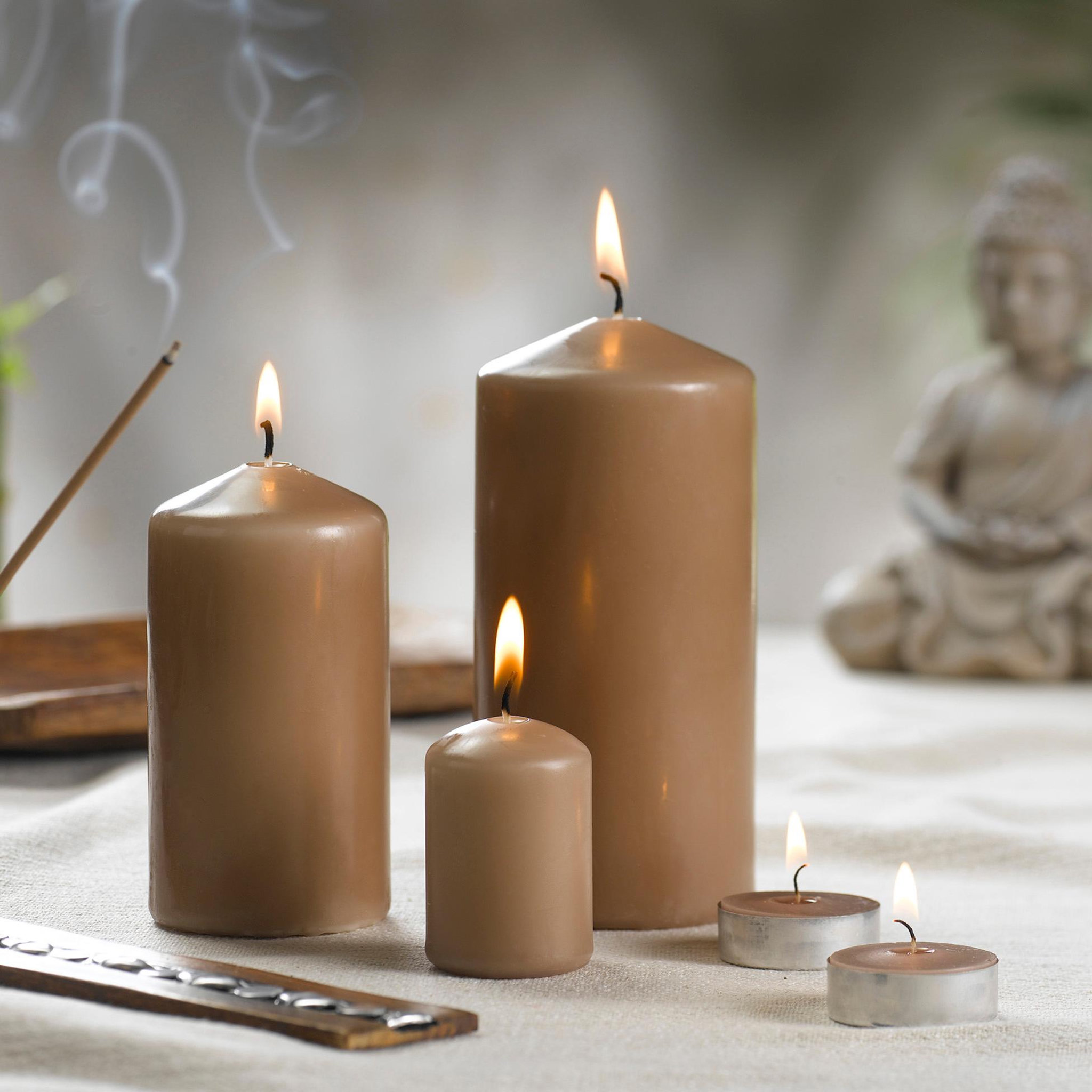 Voir la diapositive 2 : Eden Lot de 6 maxi bougies chauffe plat opium