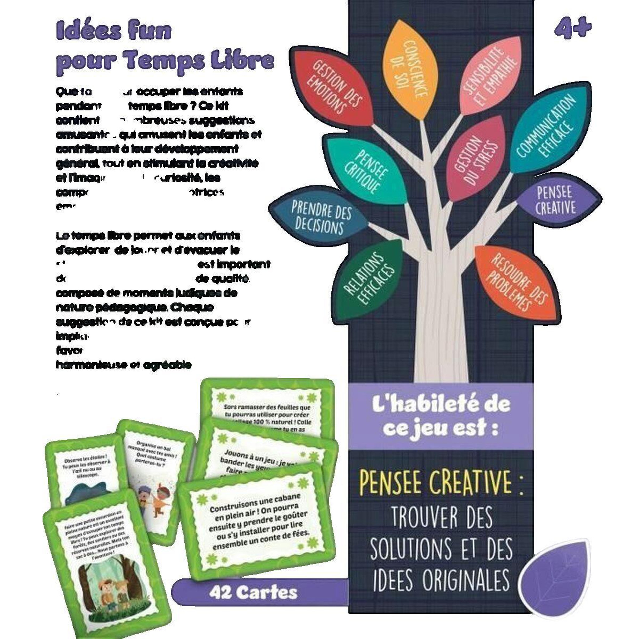 Voir la diapositive 2 : LISCIANI GIOCHI Jeu de cartes Lisciani Giochi LIFE SKILLS coloré