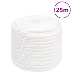VIDAXL Corde de bateau Blanc complet 18 mm 25 m Polypropylene