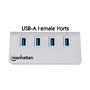 Voir la diapositive 3 : MANHATTAN PORTAGE Hub USB Manhattan 4 ports USB 3.0 argenté