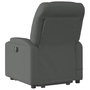 Voir la diapositive 5 : VIDAXL Fauteuil de massage inclinable Gris fonce Tissu