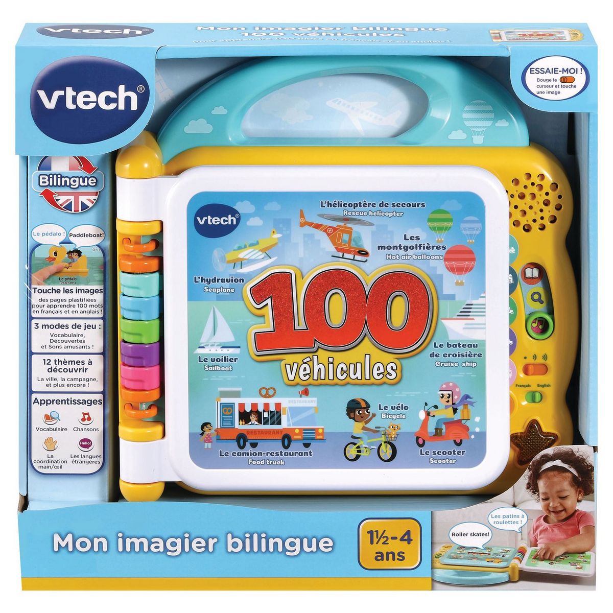 VTECH BABY Imagier bilingue véhicules 