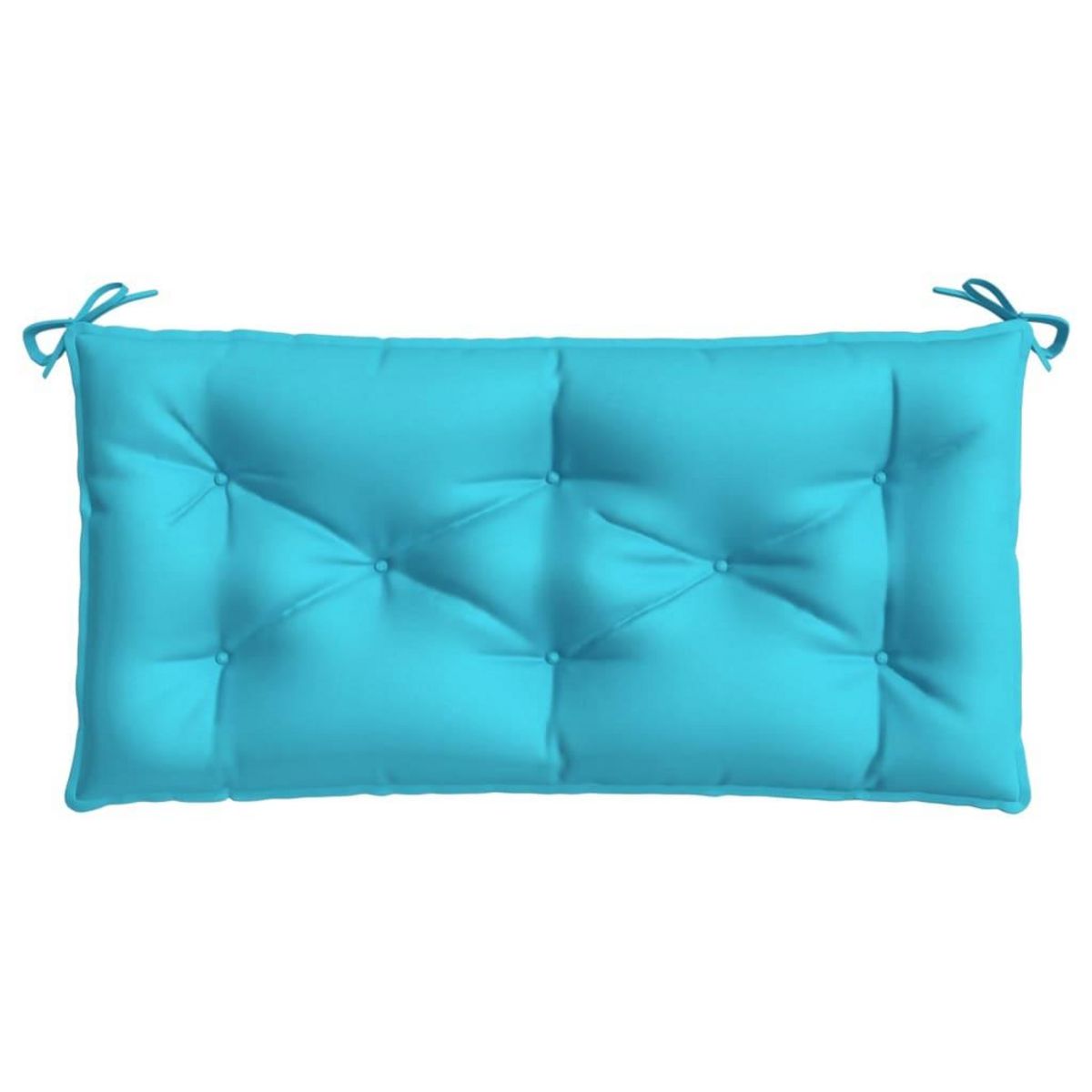 VIDAXL Coussin de banc de jardin turquoise 100x50x7 cm tissu oxford