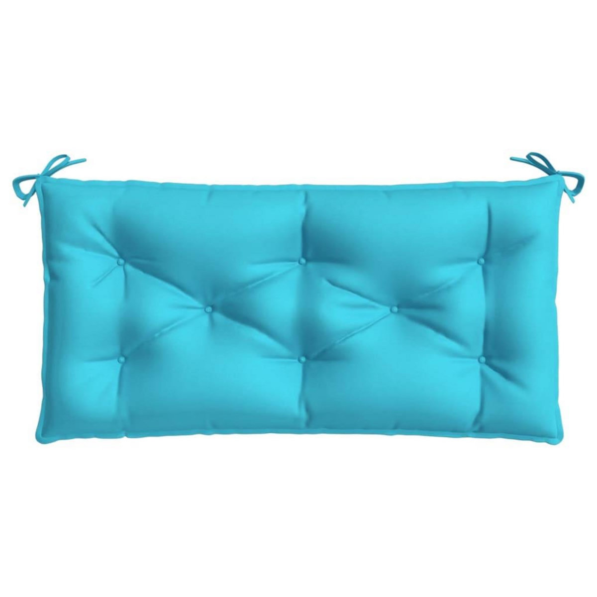 VIDAXL Coussin de banc de jardin turquoise 100x50x7 cm tissu oxford