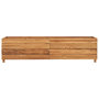 Voir la diapositive 3 : VIDAXL Lit sureleve 150x40x38 cm bois de teck recycle et acier