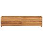 Voir la diapositive 3 : VIDAXL Lit sureleve 150x40x38 cm bois de teck recycle et acier